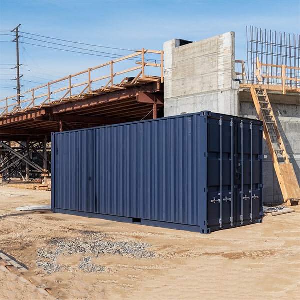 we offer construction site storage containers in various sizes to fit your specific needs